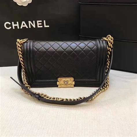 boy chanel bag black|Chanel boy original.